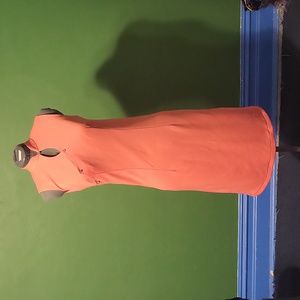 Vintage handmade Coral/Orange Dress